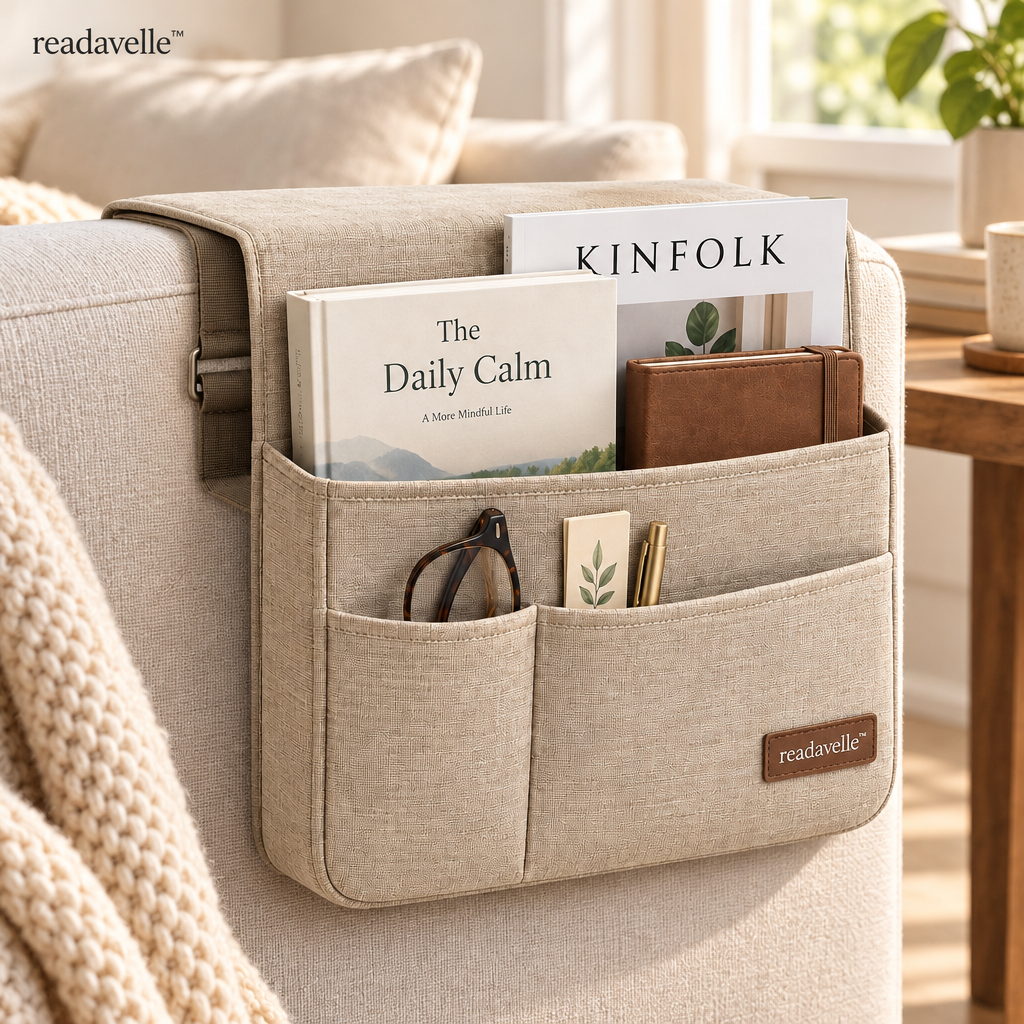 readavelle™ Bedside Book Caddy