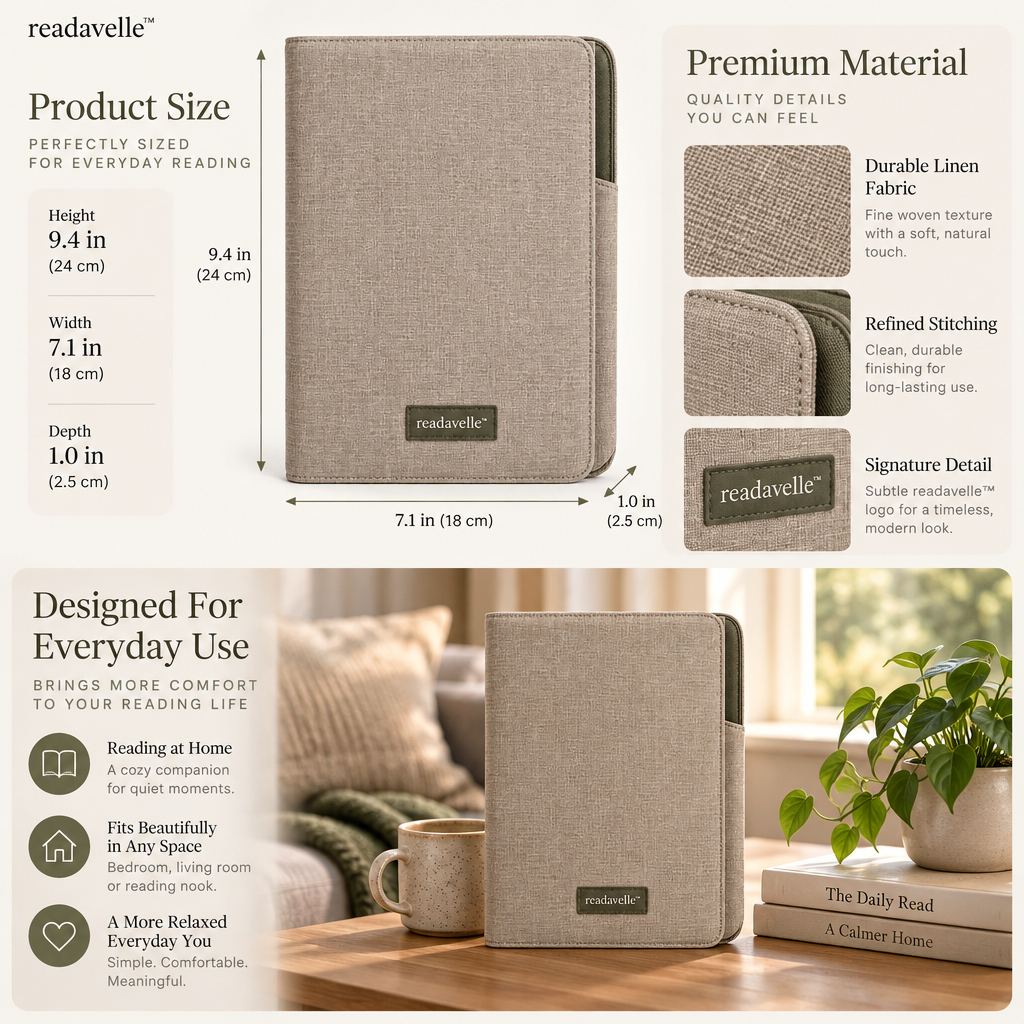 readavelle™ Book Cover Sleeve