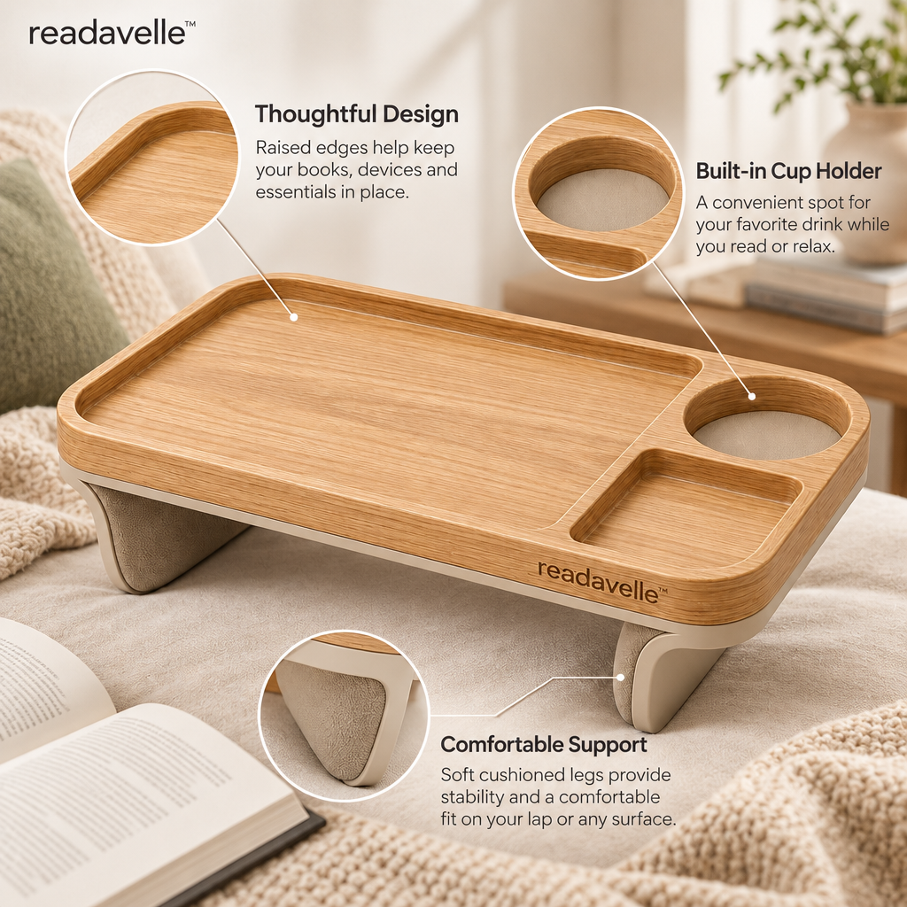readavelle™ Reading Armrest Tray