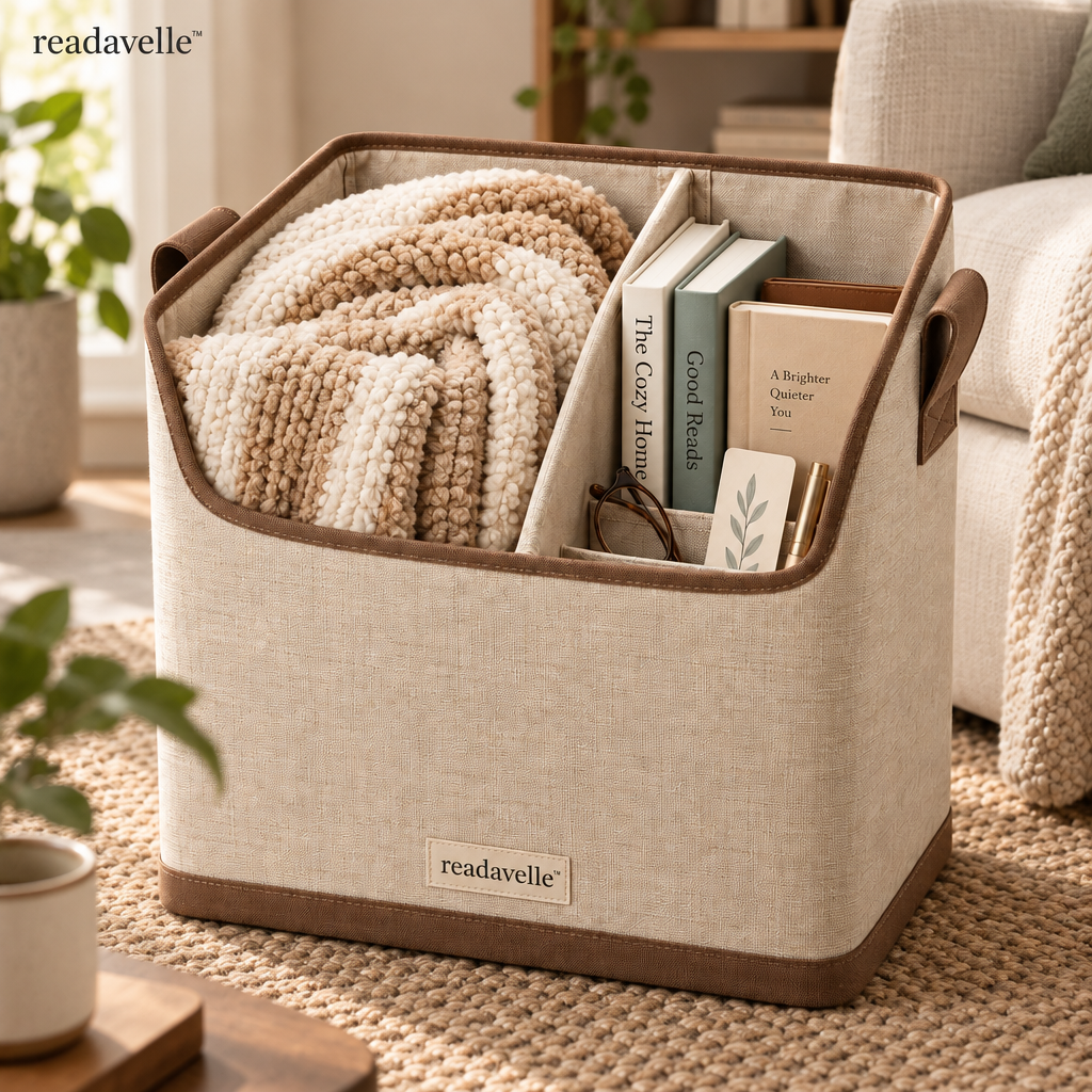 readavelle™ Reading Blanket Basket