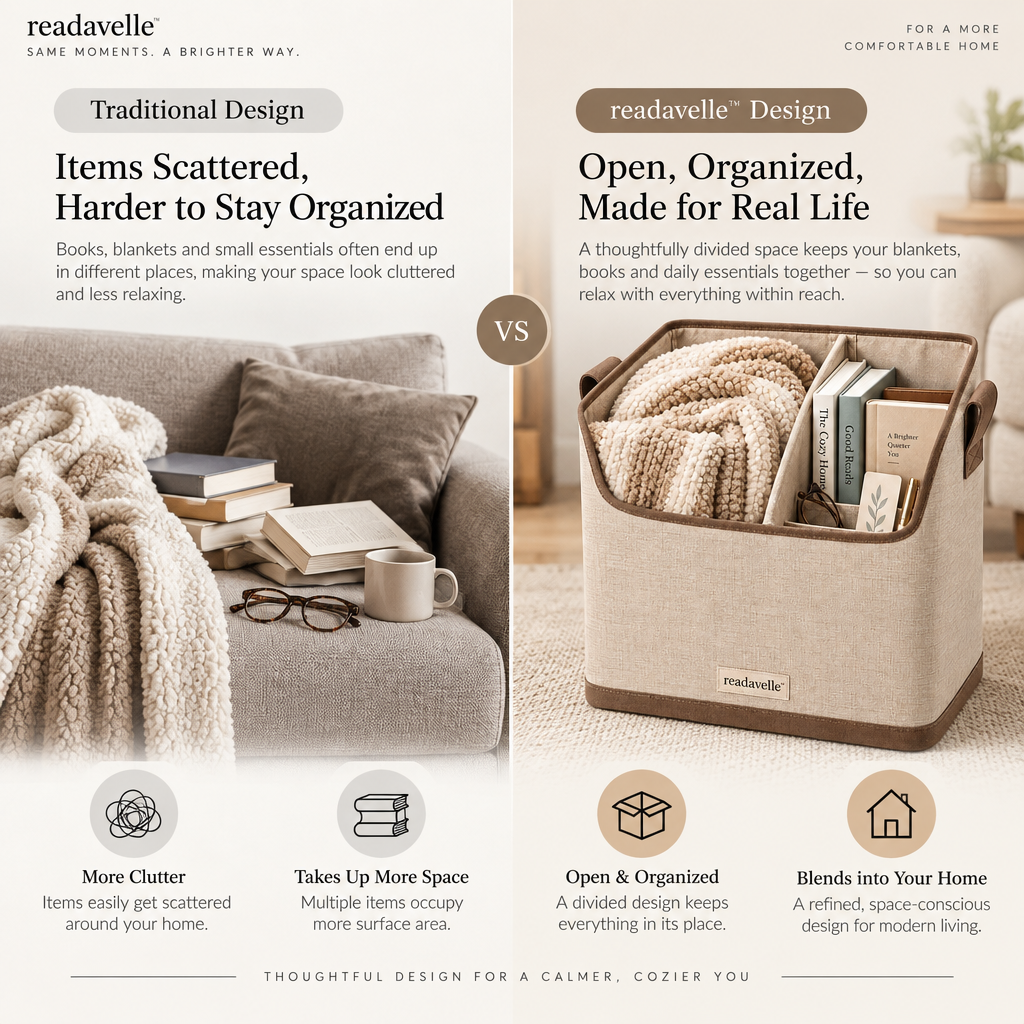 readavelle™ Reading Blanket Basket