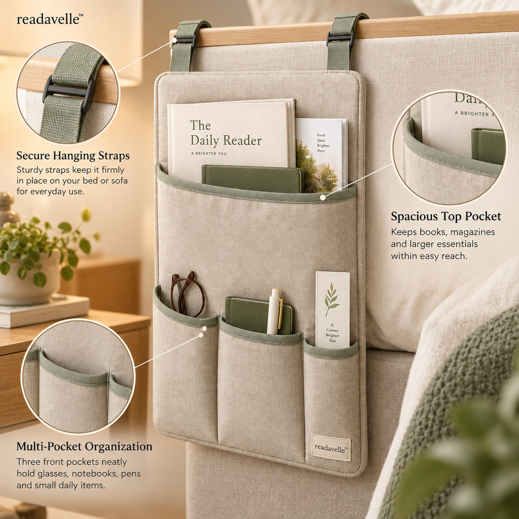 readavelle™ Bedside Reading Pocket