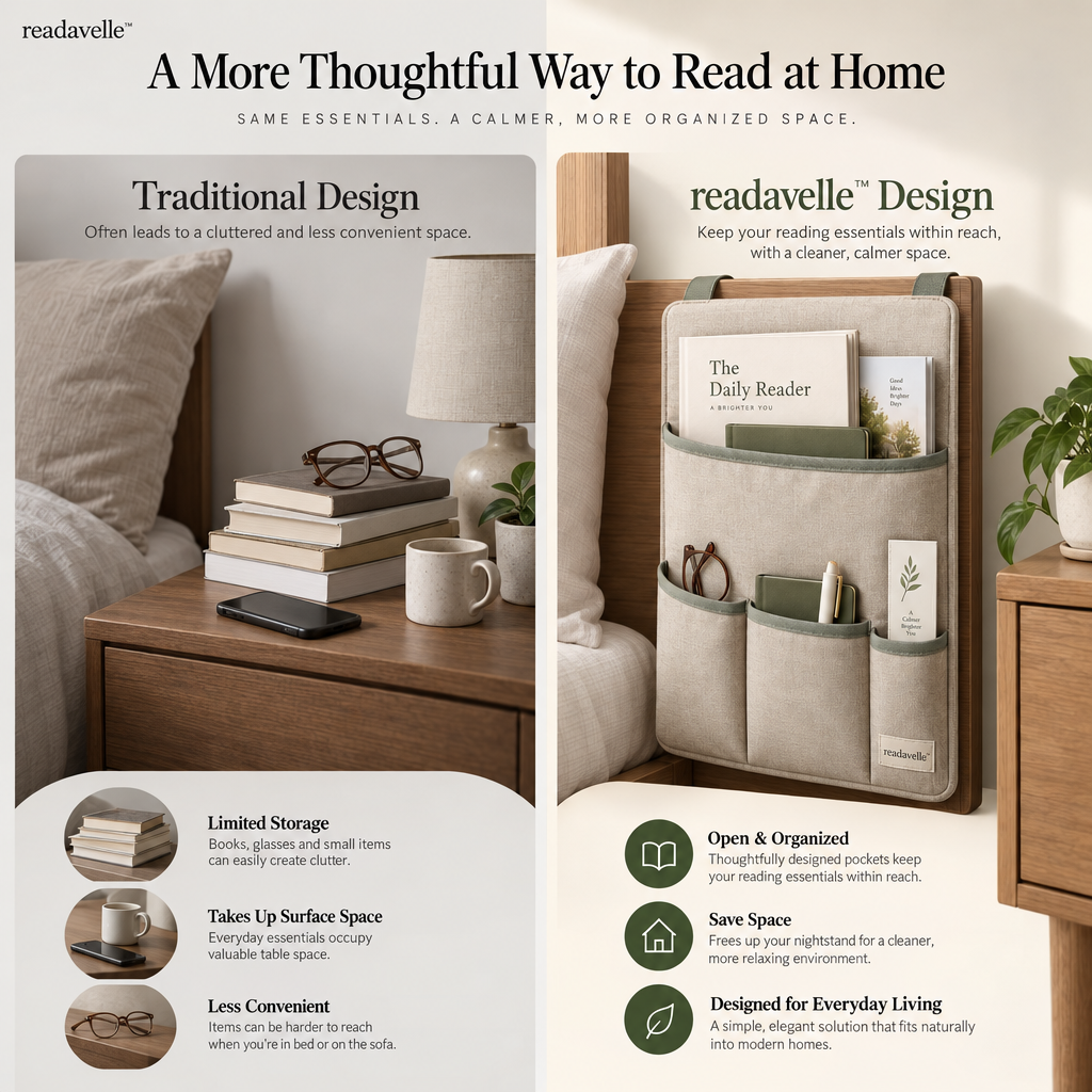 readavelle™ Bedside Reading Pocket