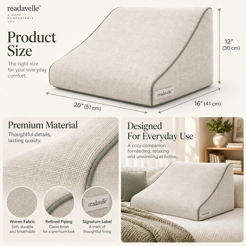 readavelle™ Reading Cushion Wedge
