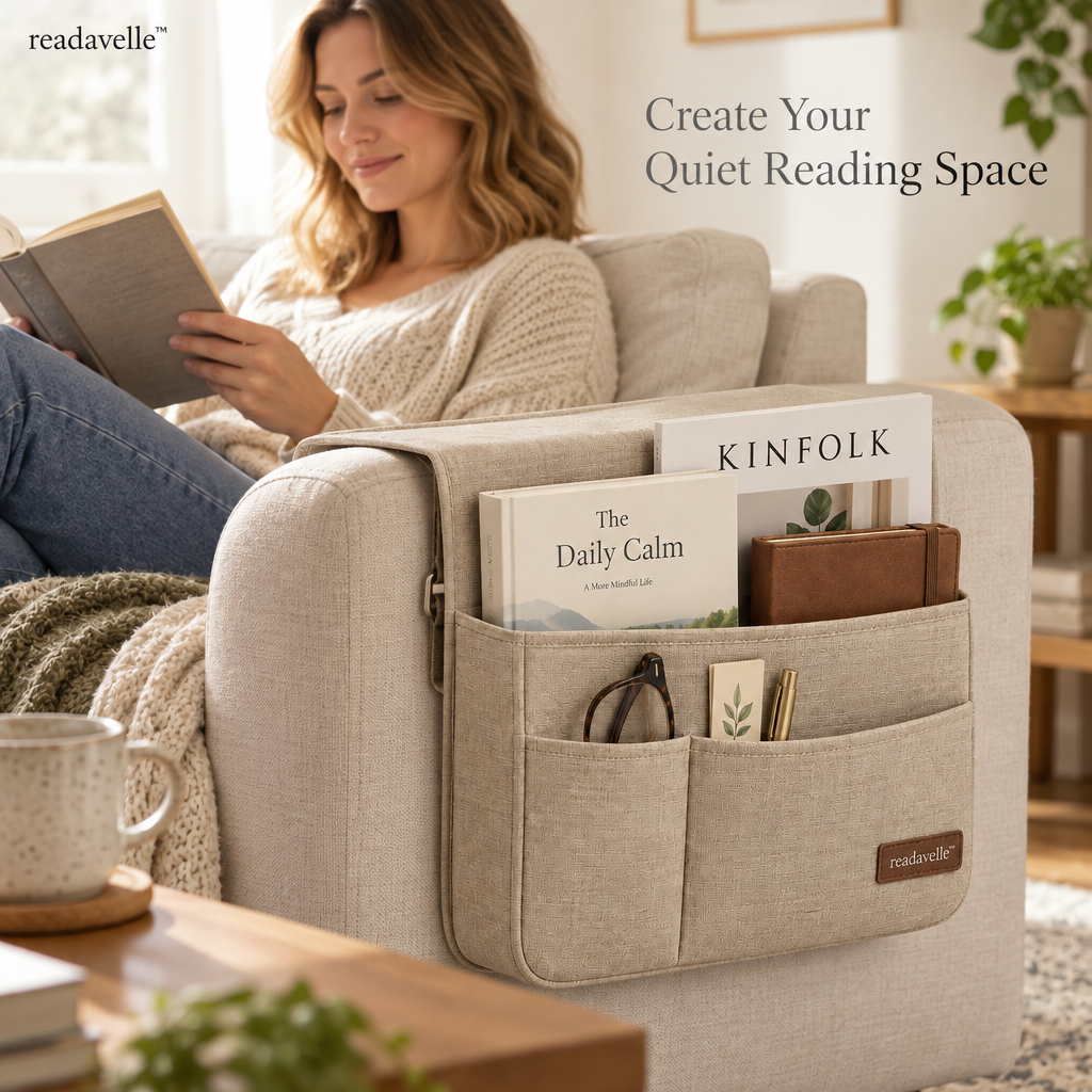readavelle™ Bedside Book Caddy