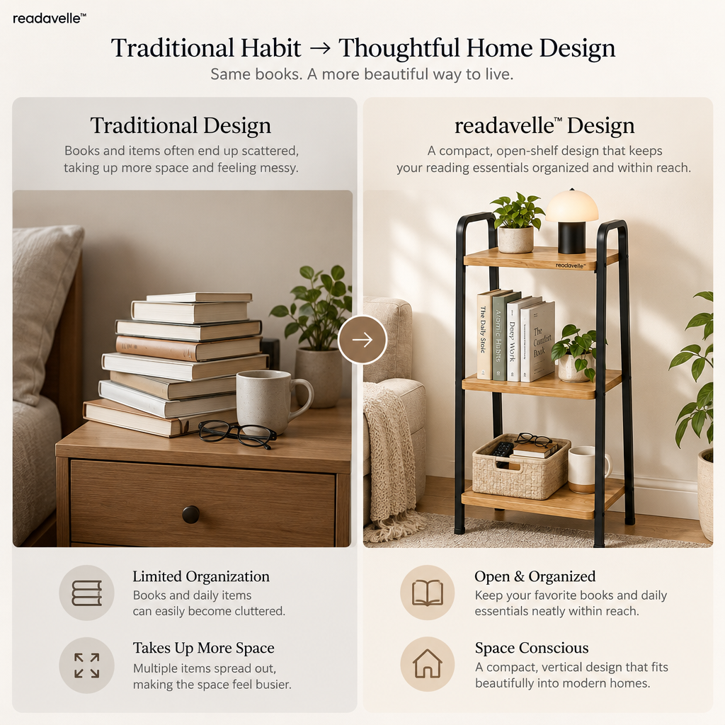readavelle™ Reading Lamp Shelf