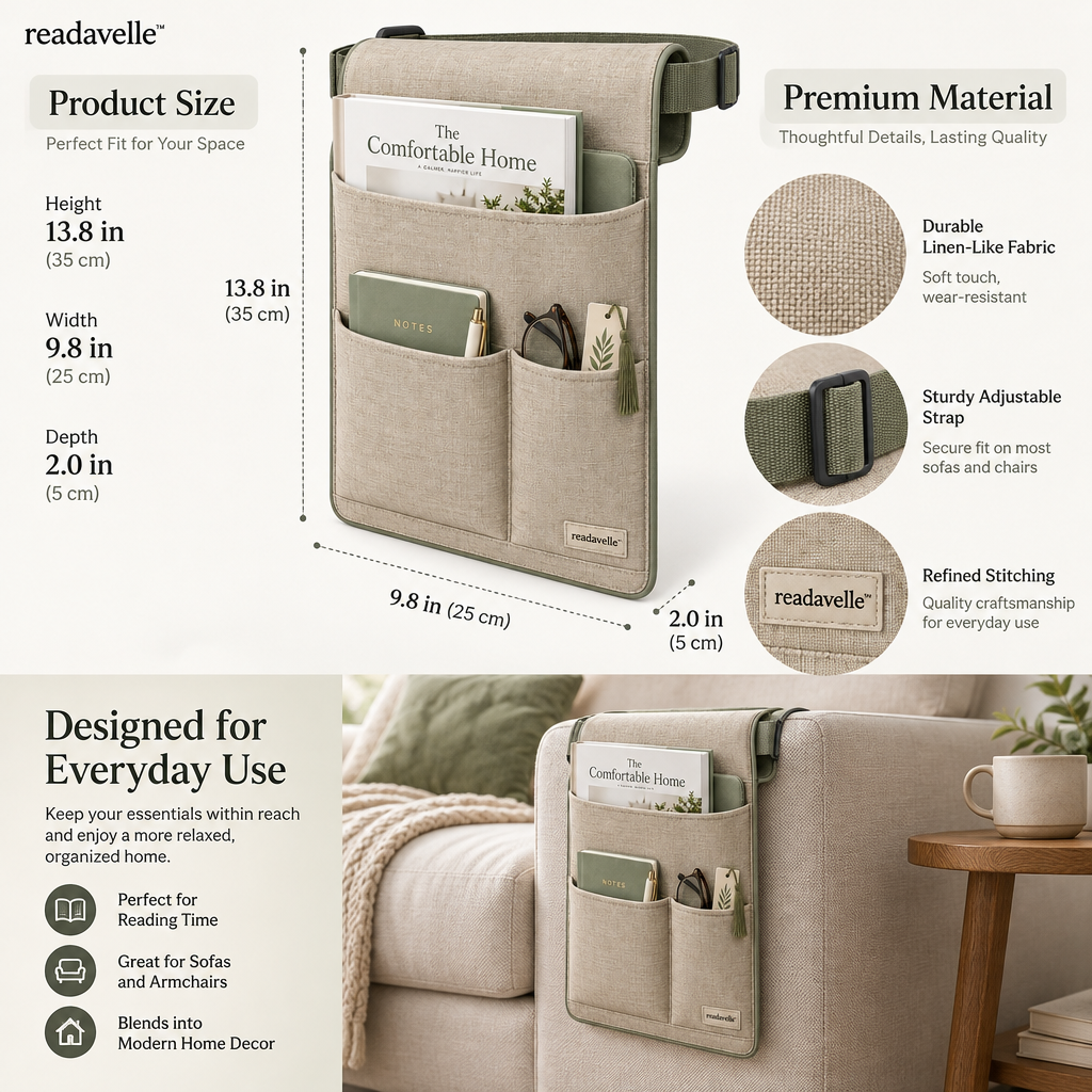 readavelle™ Reading Side Pocket