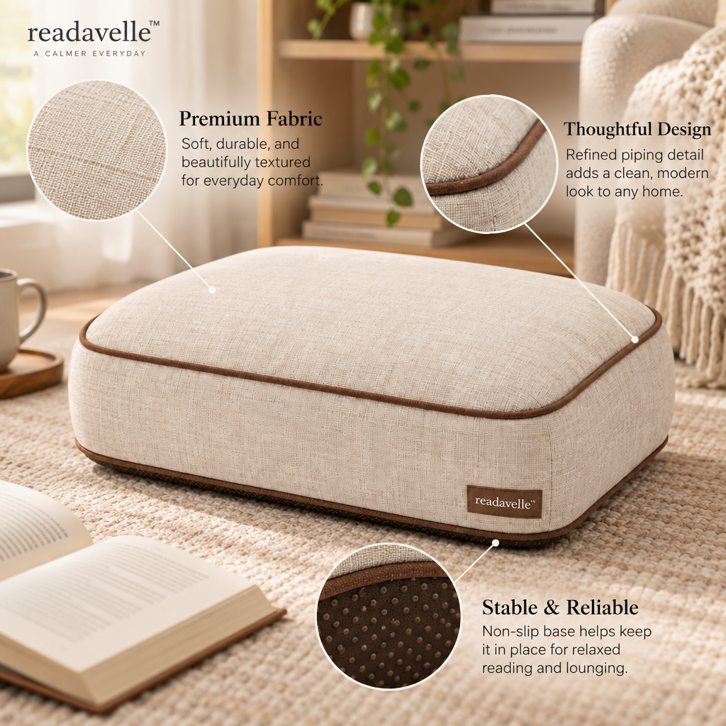 readavelle™ Reading Footrest Cushion