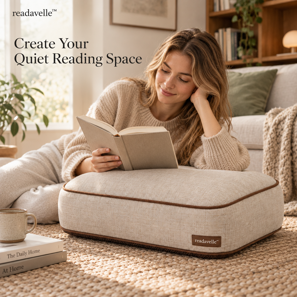 readavelle™ Reading Footrest Cushion