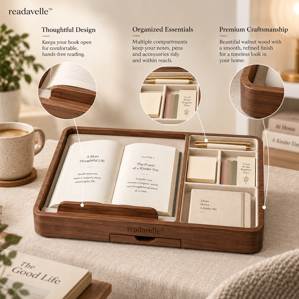 readavelle™ Reading Journal Tray