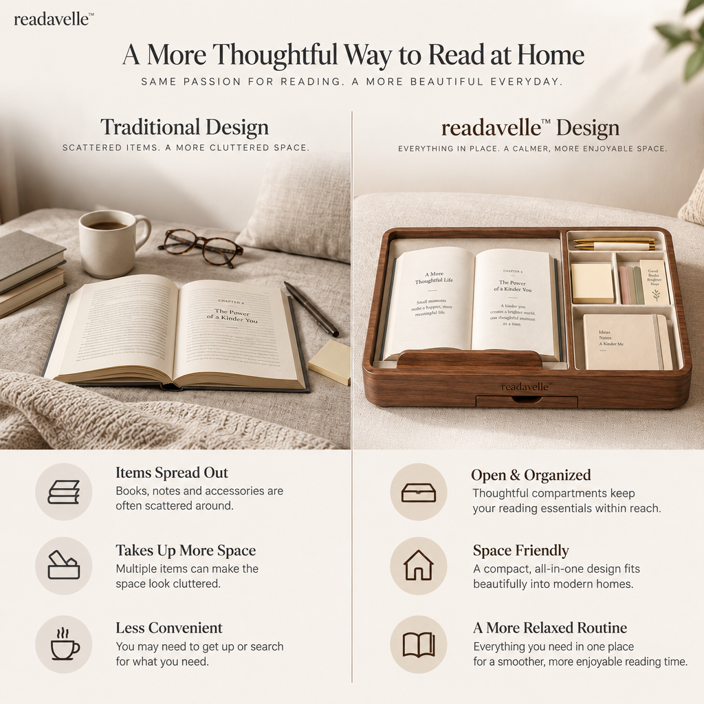 readavelle™ Reading Journal Tray