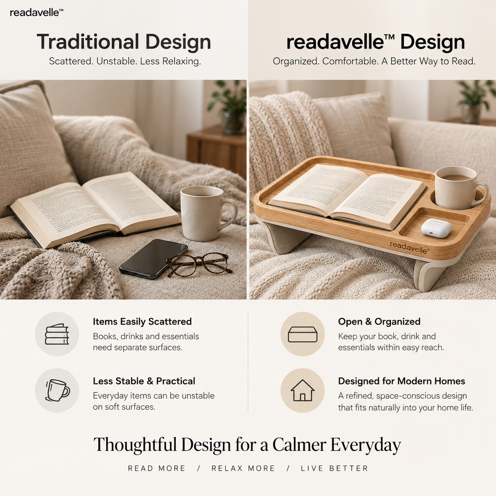 readavelle™ Reading Armrest Tray