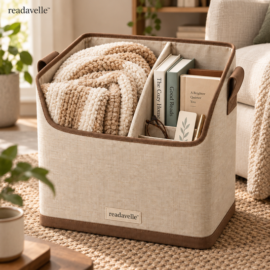 readavelle™ Reading Blanket Basket