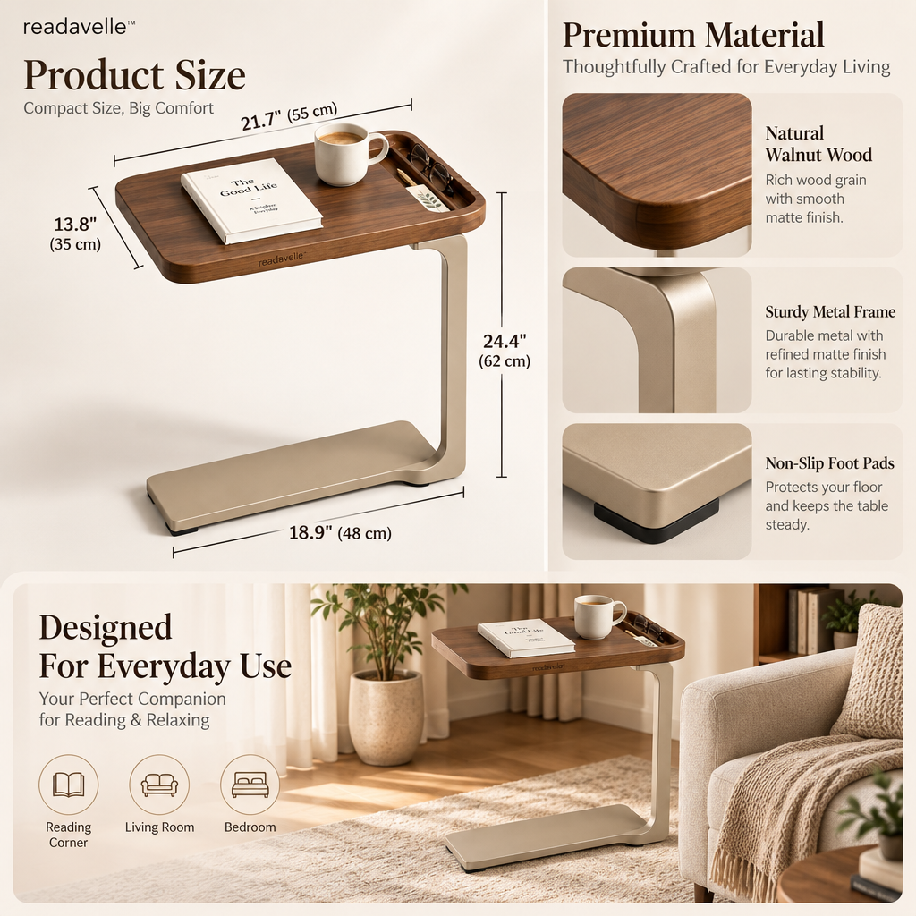 readavelle™ Book Rest Table